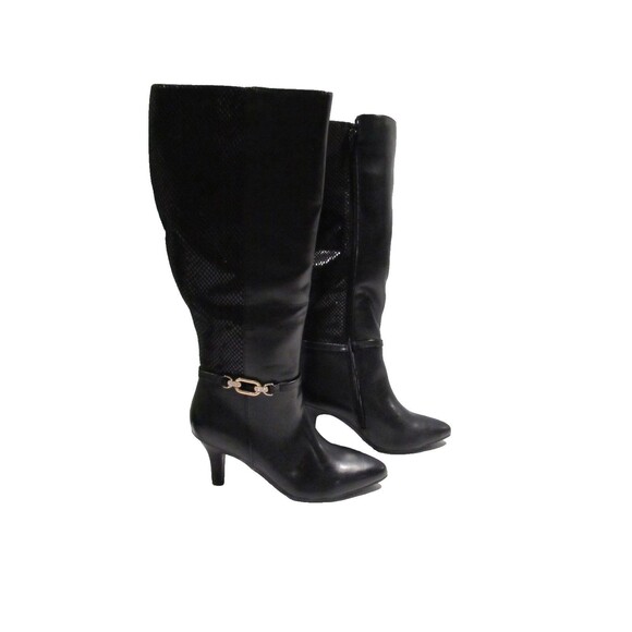 Karen Scott FREYLN Comfort Insole Knee-High Boots Black Size 5M – New in Box - Picture 5 of 8